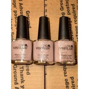 CND VINYLUX Weekly Polish Lavender Lace Light Pink Shimmer Long Wear